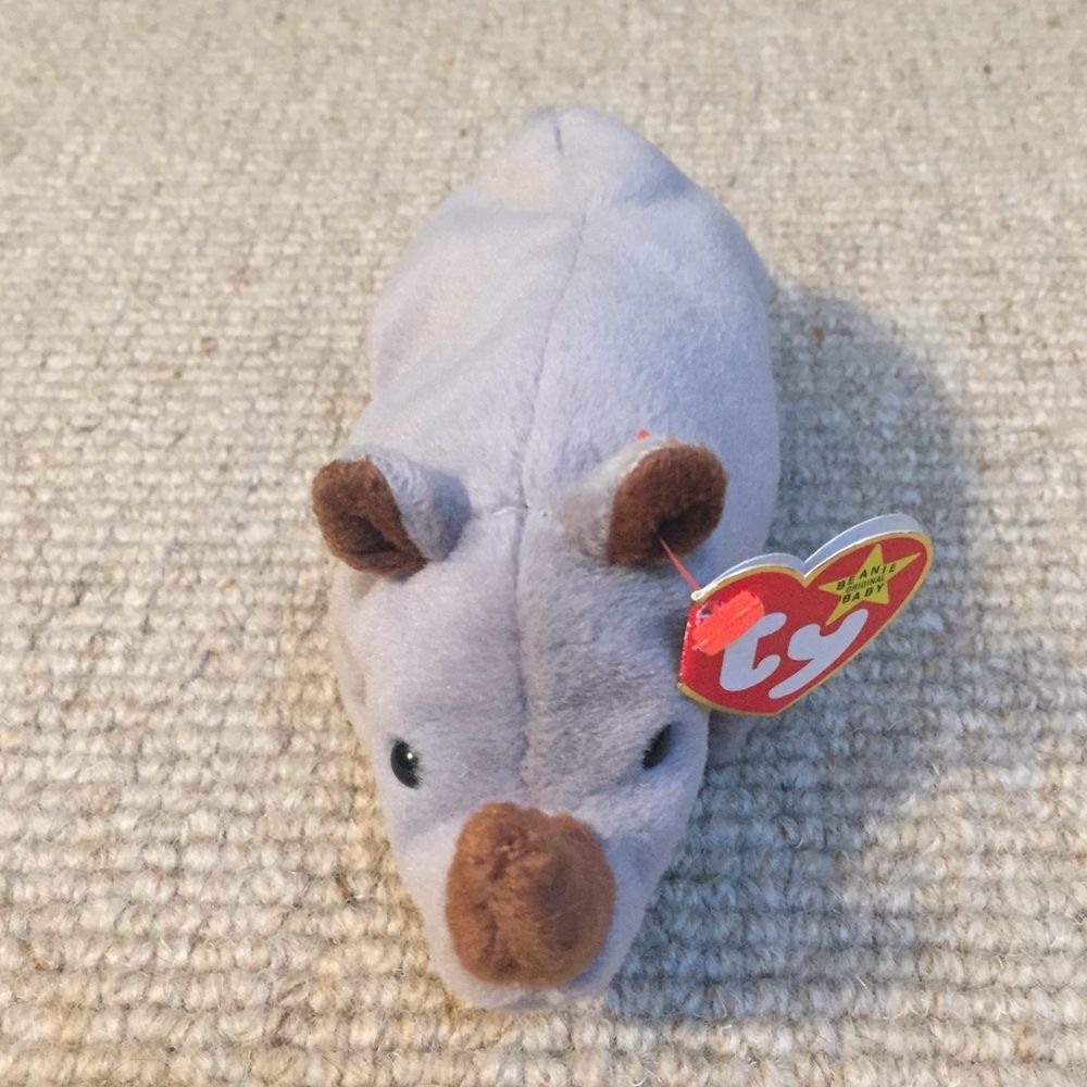 Spike the Rhinoceros Beanie Baby